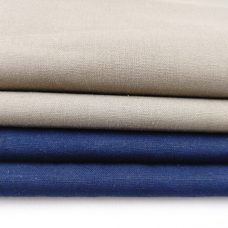 17S Linen Cotton Solid Fabric