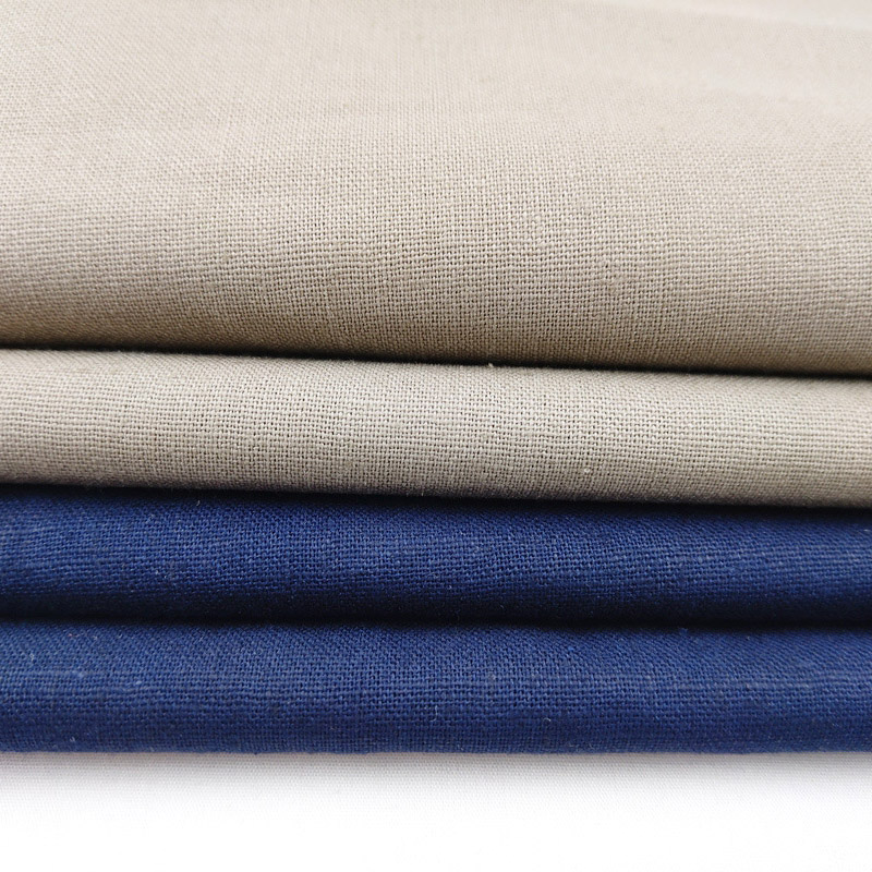 17S Linen Cotton Solid Fabric