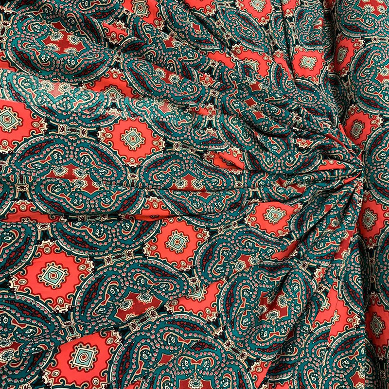 Rayon Challis print fabric