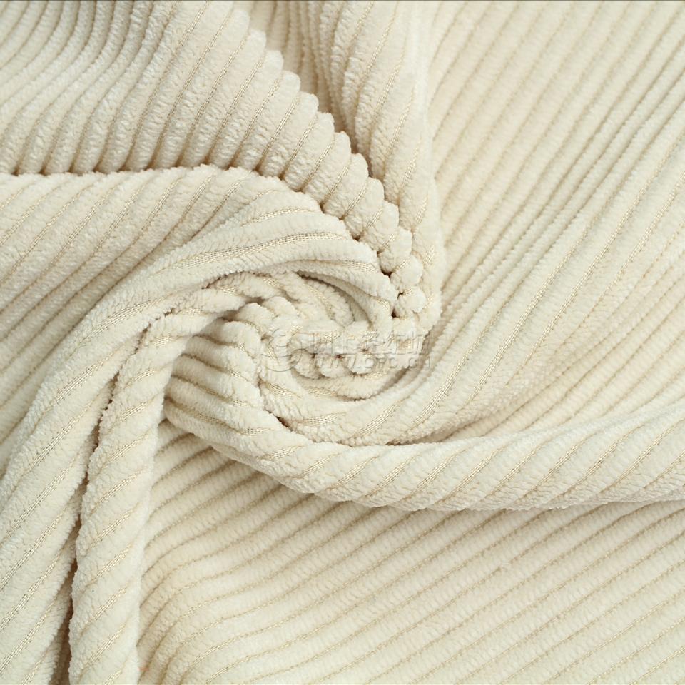 Nylon Poly Corduroy Solid Dyed fabric
